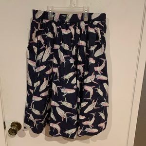 Pastel shark circle skirt